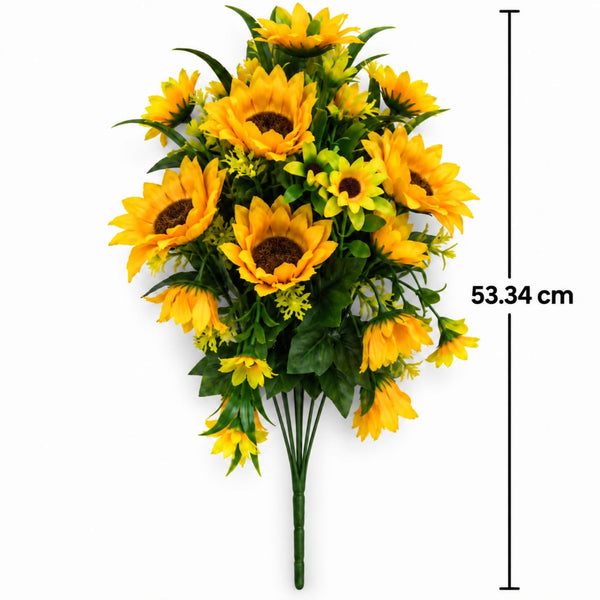 Ramo artificial de girasoles 53 cm Ref 26028
