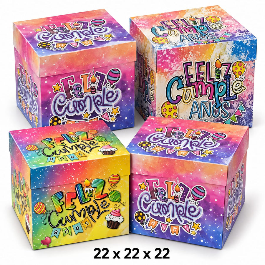 Caja de regalo grande 22 × 22 × 22 cm Ref 26004L