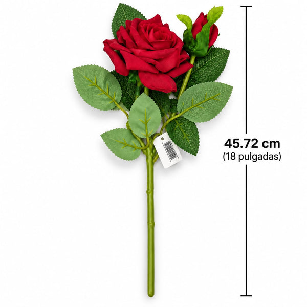 Rosa artificial 18 cm Ref 26039