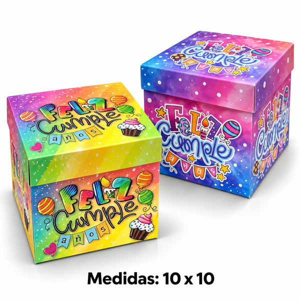 Caja de regalo pequeña 10 × 10 × 10 cm Ref 26004S