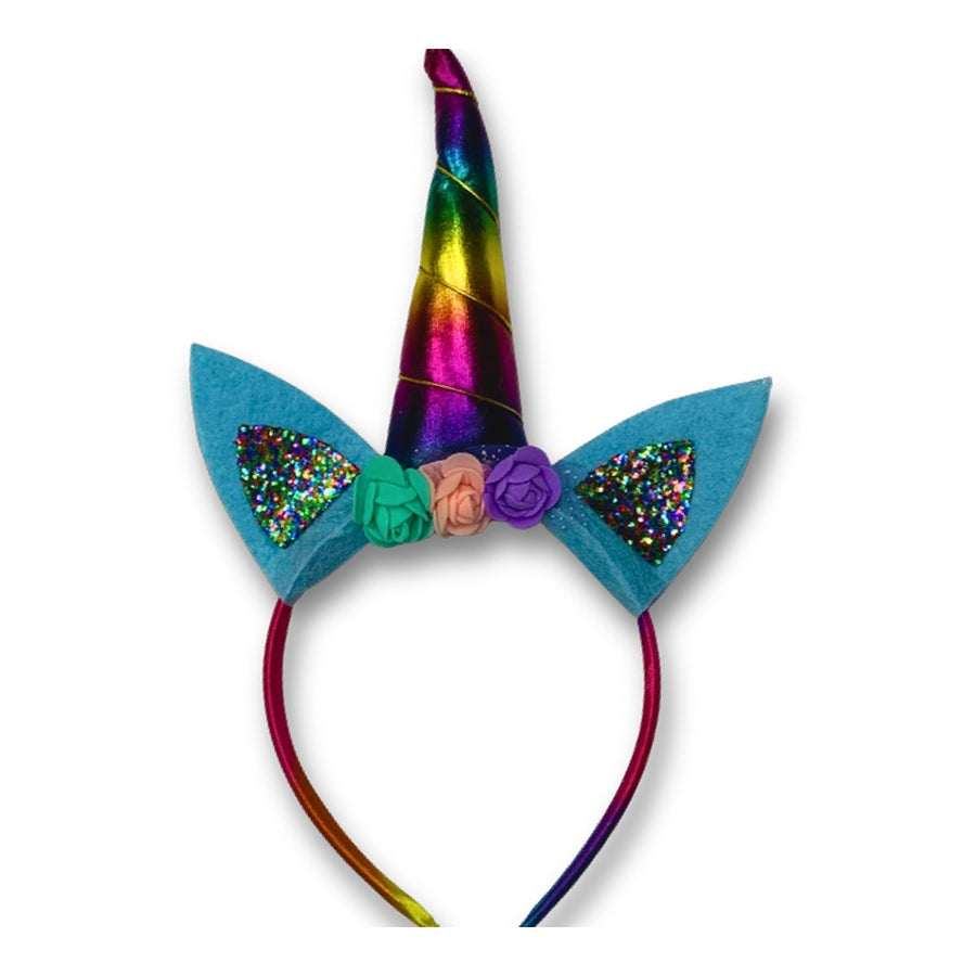 Diadema de unicornio multicolor Ref BTH03