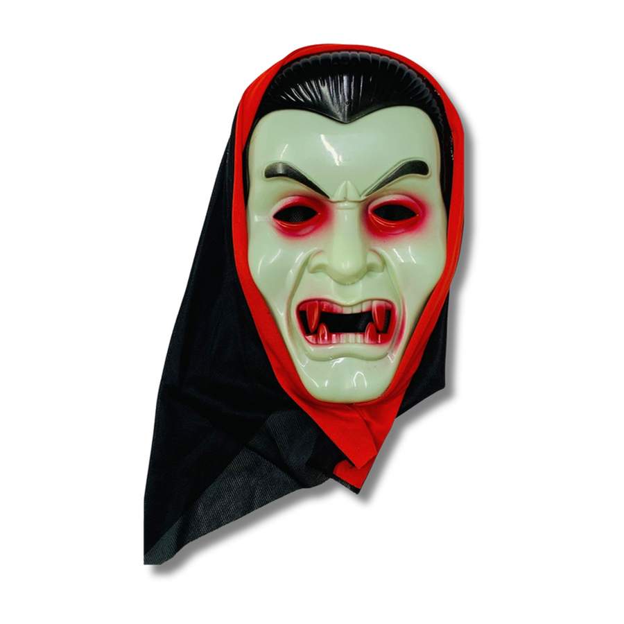 Máscara de vampiro con capucha roja Ref MSC18
