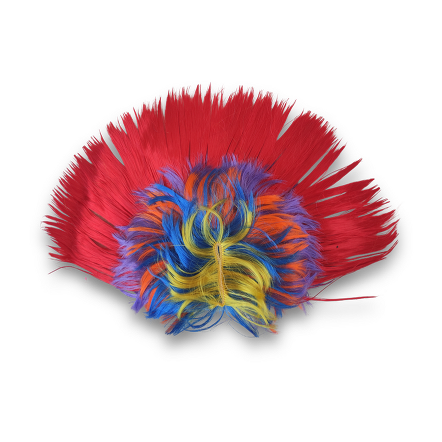Peluca cresta multicolor para disfraz Ref PPH04